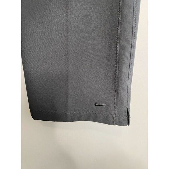 2 Nike Dri Fit Black Athletic Pants Zip Front Drawstring Straight Leg Small‎ - Picture 3 of 9